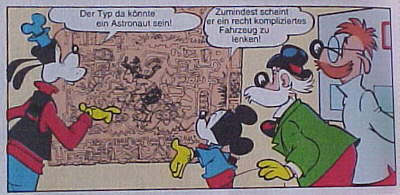 Micky Maus - Grabplatte von Palenque